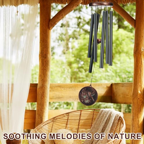 34”Hummingbird Wind Chimes for Outside