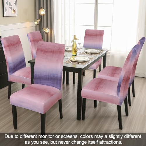 Pattern Chair Covers for Dining Room Set of 6