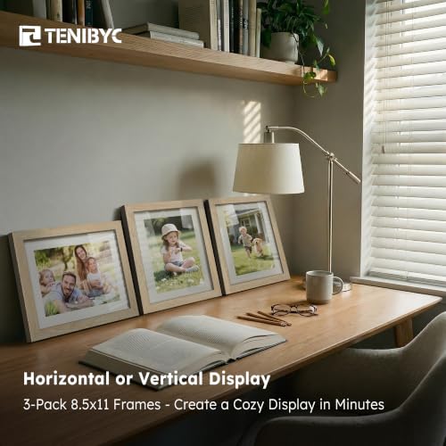 8.5 by 11 picture frame 3 Pack (3 Count)