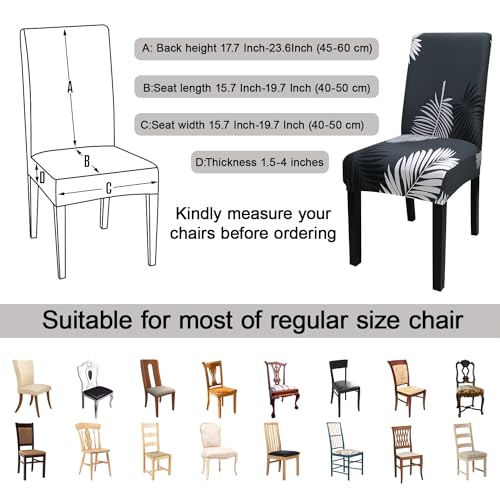 Chair Covers for Dining Room Set of 6