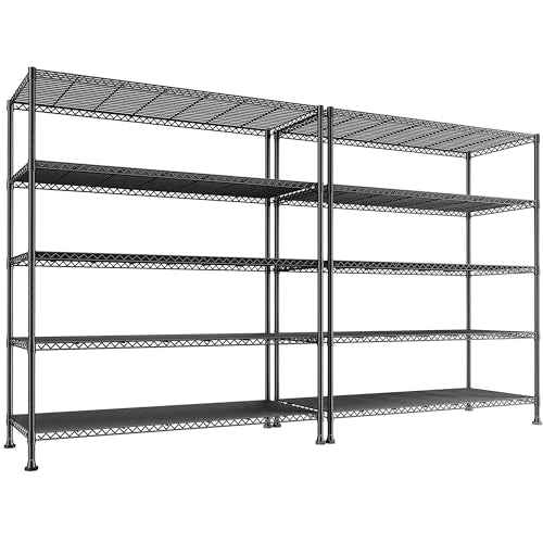 Heavy Duty 5 Tier Storage Shelves (2 Count)