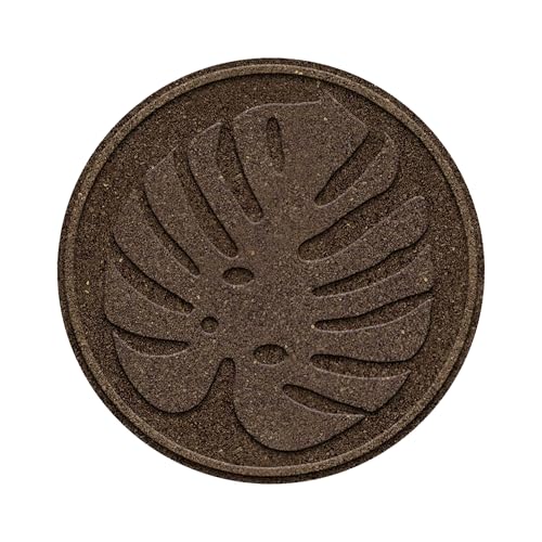 Tierra Verde 4 Pack 18" x 18" Tropical Leaf Decorative Stepping Stones