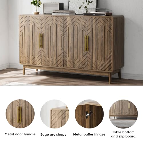 55" Modern Sideboard Cabinet with Storage