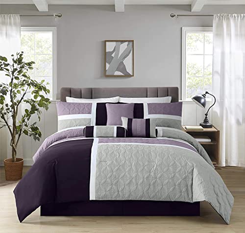Upland 7 Piece Quilted Patchwork Comforter Set