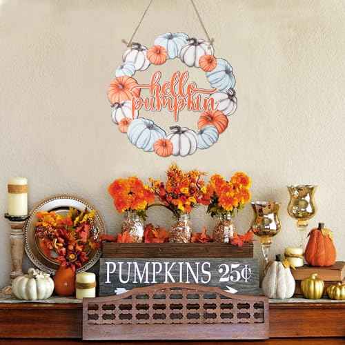 Unfinished Fall Wreaths Wood Crafts to Paint Set of 3 (3 Count)