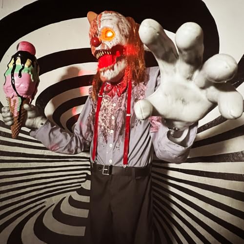6.9 Ft. I Scream Clown Animatronic (6.5 ft Scream Clown)