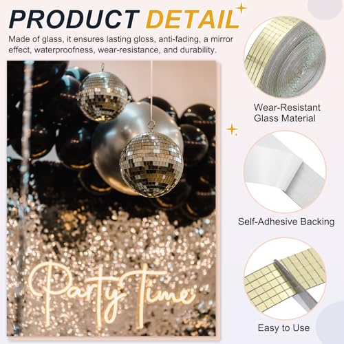 5x5mm Self Adhesive Mirrors Mosaic Tiles (8000 unidad)