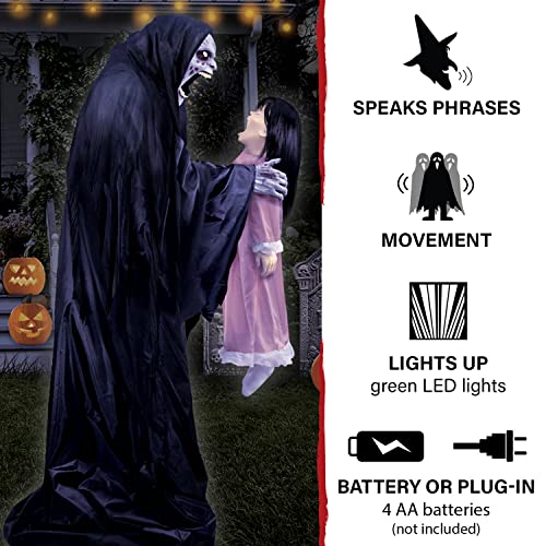 Soul Sucker Demon Reaper with Child by Tekky (6.2' Soul Sucking Reaper)