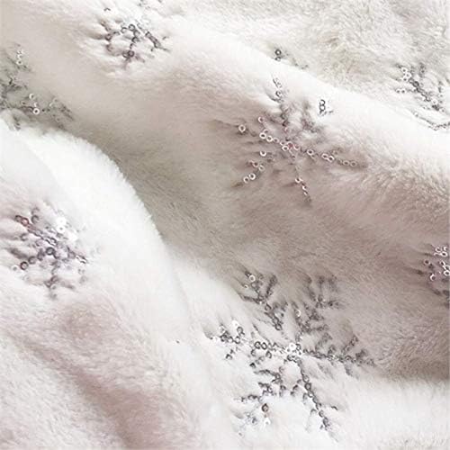48inch White Christmas Tree Skirt Tree Carpet Blanket
