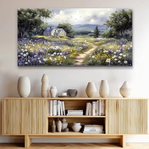 Large Wall Decor For Living Room Canvas Wall Art For Office Wall Decorations For Bedroom Garden Painting Artwork Room Home Decor 24x48 In