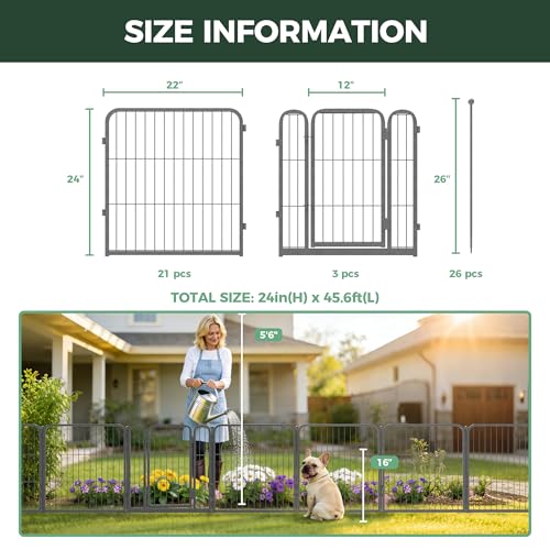 No Dig Garden Fence (1080 Sq Ft)