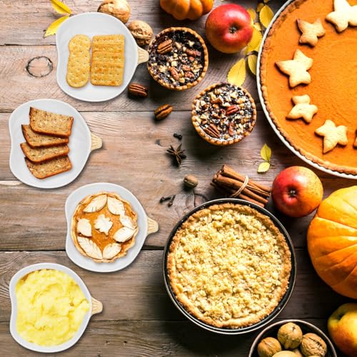 12 Pieces Pumpkin Ramekins Fall Ramekins Ceramic Bowls Pumpkin Bowl 6 oz Oven Safe Ramekin for Thanksgiving Bowl Dip (12 Count)