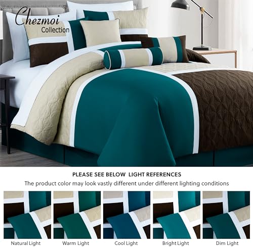 Upland 7 Piece Quilted Patchwork Comforter Set