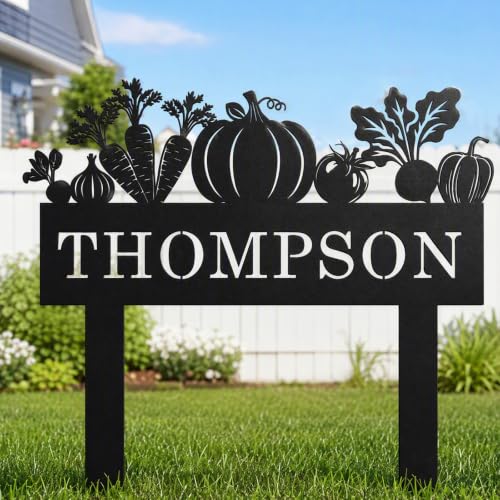Custom Outdoor Vegetable Garden Metal Stake