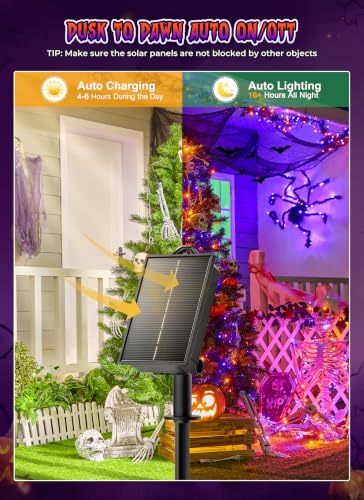 Solar Halloween String Lights Outdoor (288 Foot)
