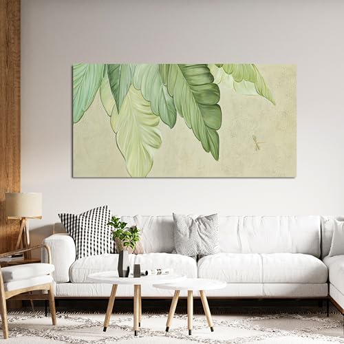 Modern Green Wall Art Prints Wall Art Pictures for Living Room 20" X 40"