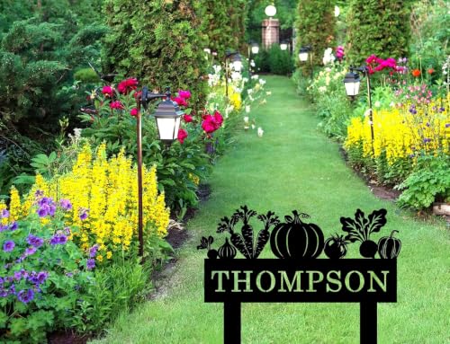 Custom Outdoor Vegetable Garden Metal Stake
