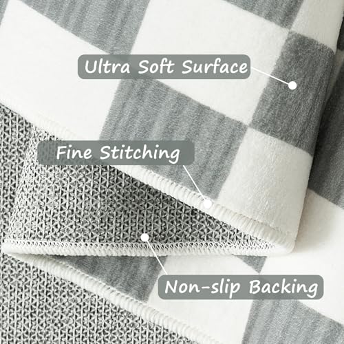2x5 Runner Rug Modern Checkered Geometric Lattice Hallway Rug (10 Sq Ft)