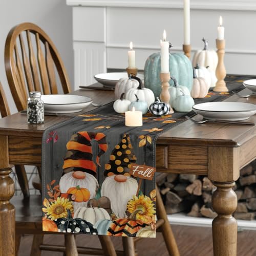 210 GSM Fall Table Runner Home Party Decor 13x108 Inch