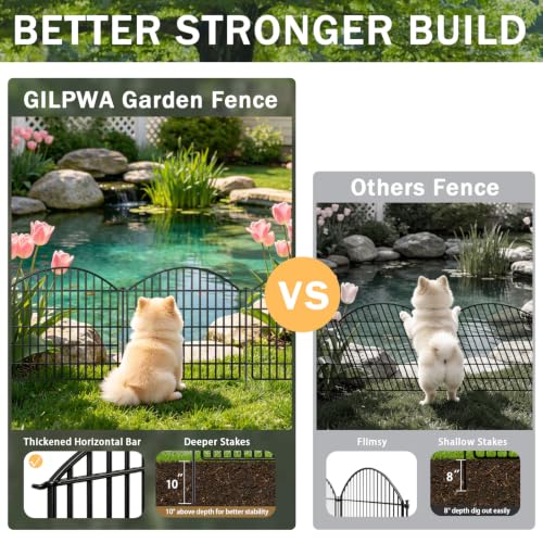 10 Panels Garden Fencing Animal Barrier with Lock