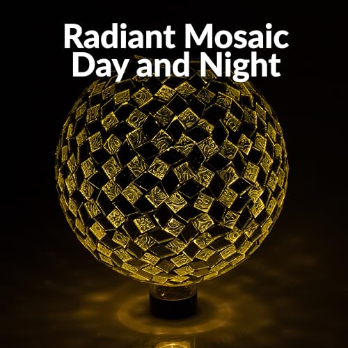 Sunnydaze Solar Gazing Ball for Garden (2 Count)
