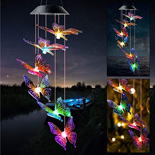 Colorful Butterfly Solar Lights for Outside