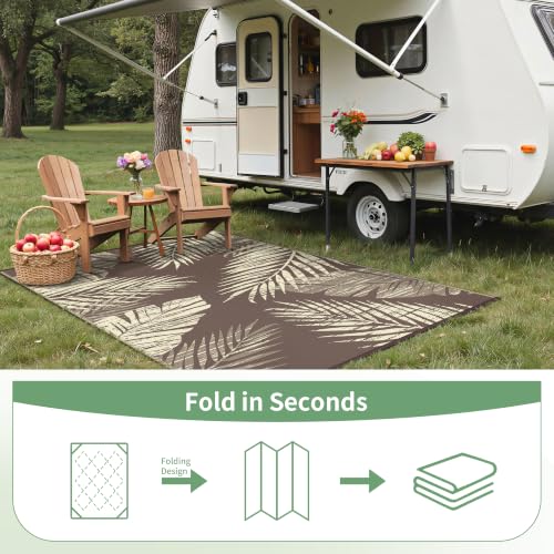 Outdoor Rug Waterproof Plastic Rugs for Patio (54 Sq Ft)