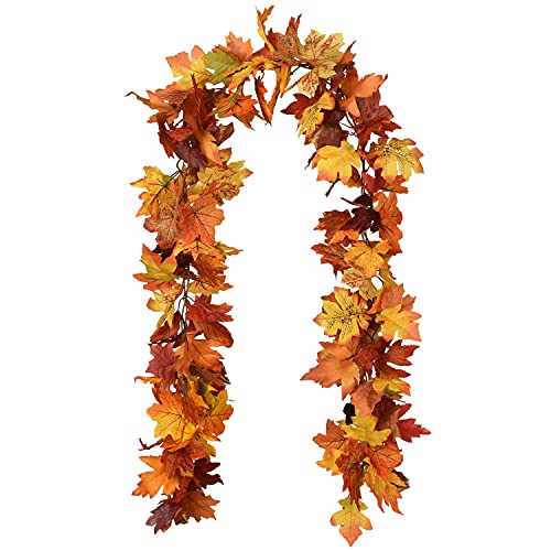 2 Pack Fall Maple Garland (2 Count)