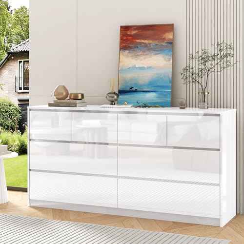 White Malm Dresser for Bedroom