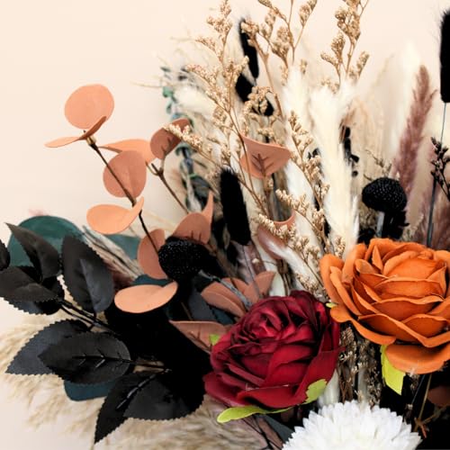 Fall Dried & Artificial Floral Centerpieces For Tables (100 Count)