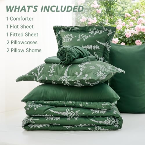 Dark Green Full Comforter Set