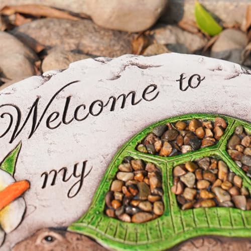 Outdoor Garden Decor Stepping Stones 9.5 * 9.5 * 0.5 Inch
