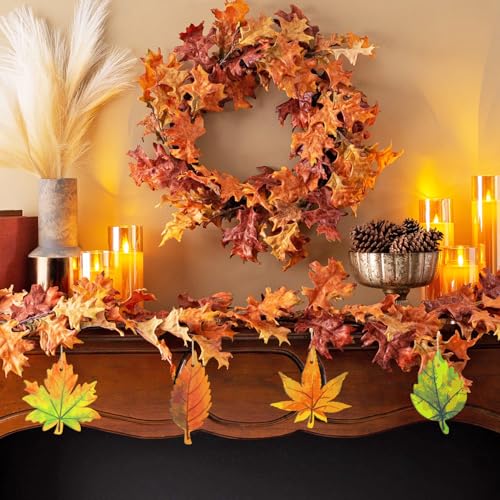 36PCS Wooden Fall Ornaments to Paint Thanksgiving Decorations (36 Count)