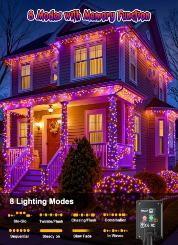 Solar Halloween String Lights Outdoor (288 Foot)
