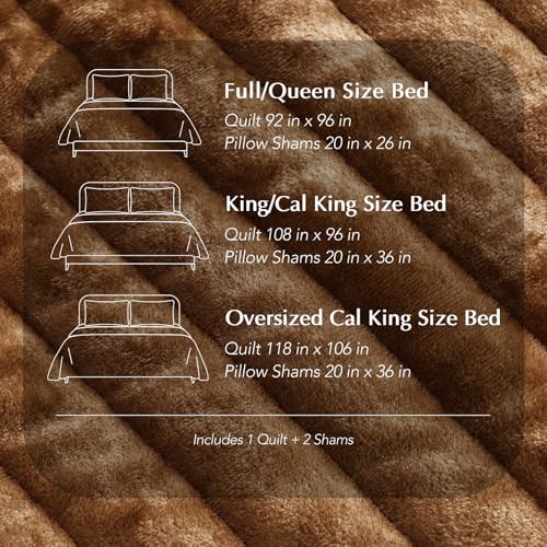 Oversized Velvet Quilt Set