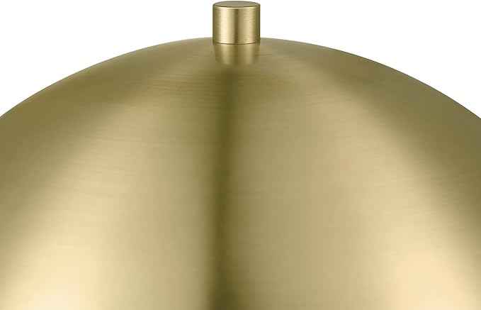 Globe Novogratz x Electric 65856 Olivia 12" Table Lamp, Matte Brass