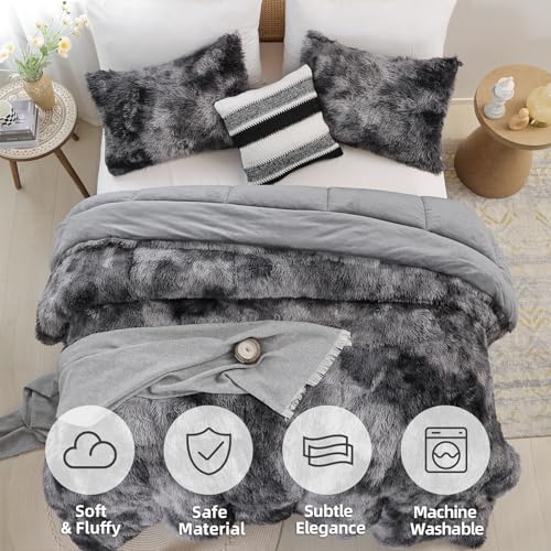 Fluffy Queen Comforter Set