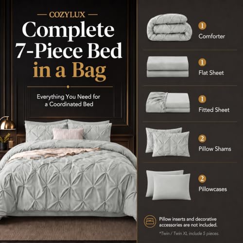 Full Size Comforter Sets Light Grey