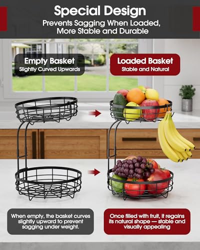 Fruit Basket for Kitchen Counter