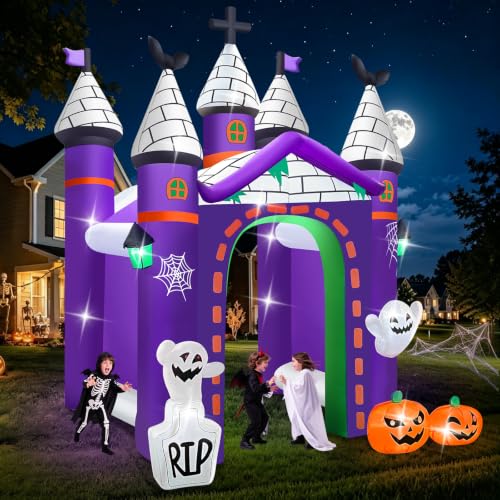 12FT Halloween Inflatables Archway Haunted House Castle