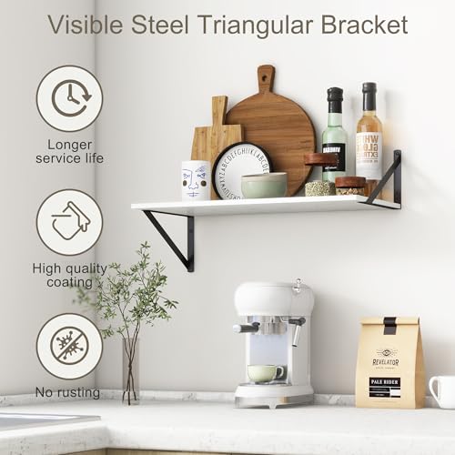 Deep Floating Shelves (2 Count)