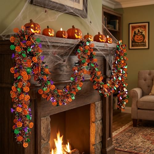 50 Ft Halloween Tinsel Garlands (50 Foot)
