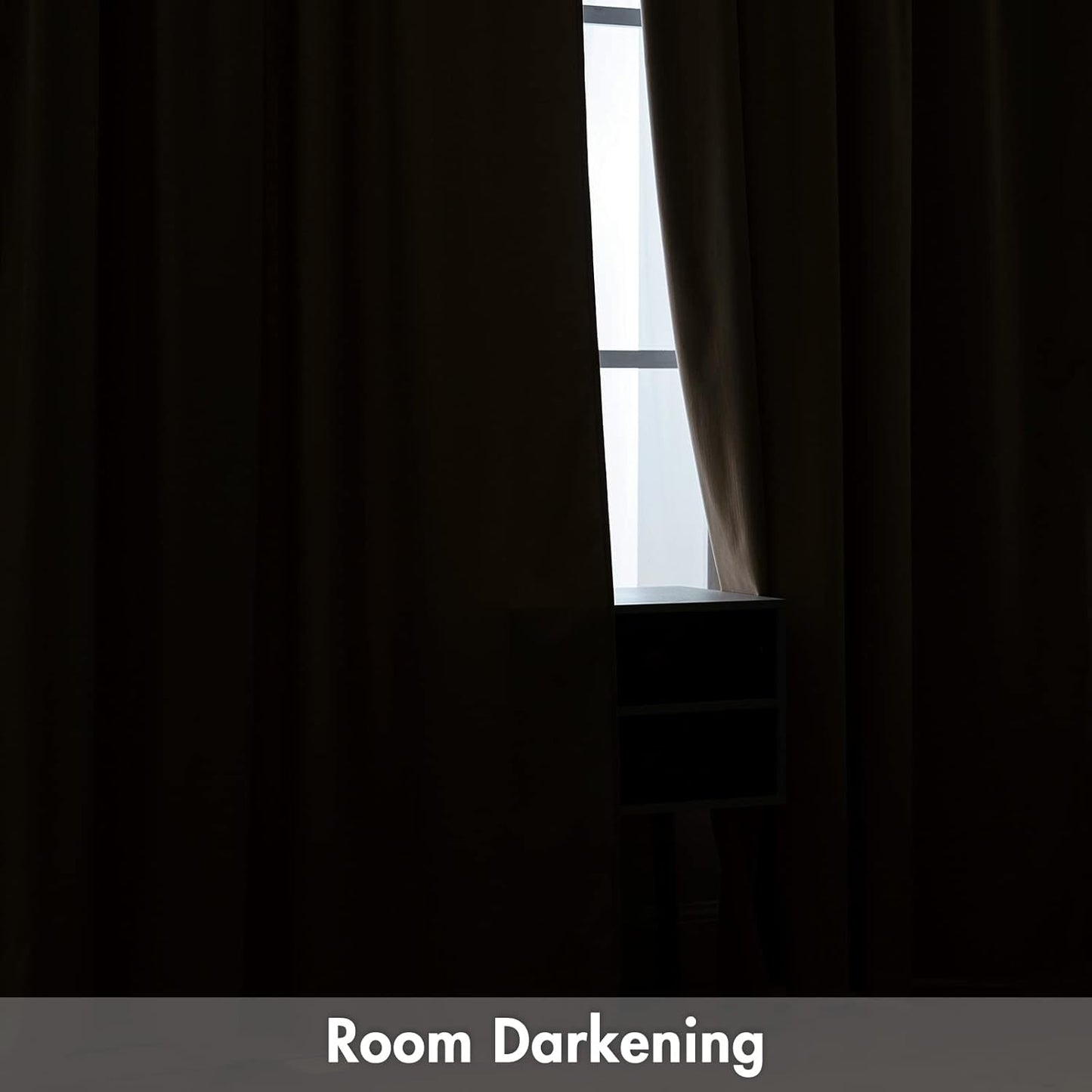 MIULEE Camel Beige Velvet Curtains Thermal Insulated Blackout Curtain Drapes for Bedroom Living Room Darkening 108 Inches Long Curtains Panels Rod Pocket Set of 2