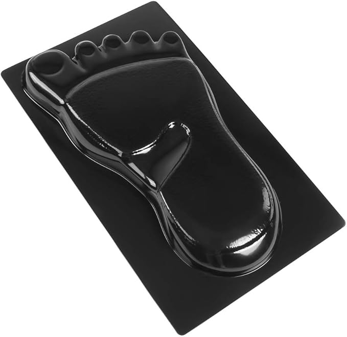 2 Pack Footprint Stepping Stone Mold, Footprints for DIY Feet Walkway Stepping Stones Concrete Cement Mold for Making into Concrete Stepping Stones