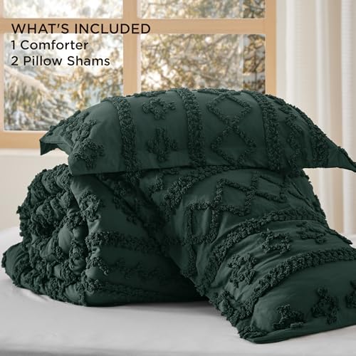 Tufted Boho Comforter Set King Size