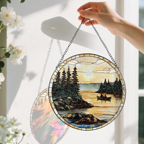 8 Inch Stained Glass Ornament