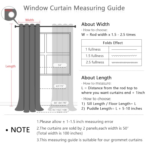 100% Blackout Curtains for Nursery Thermal Insulated Beige Pom Pom Curtain 72 Inch Length for Girls Bedroom 2 Panels Grommet White Sheer Drapes for Kitchen Dining Room Door (2 Count)