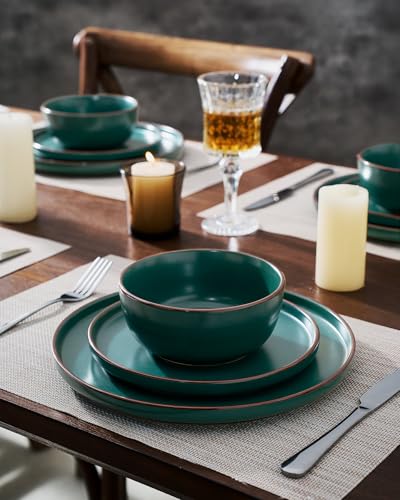 Mercury 24 Piece Stoneware Plates and Bowls