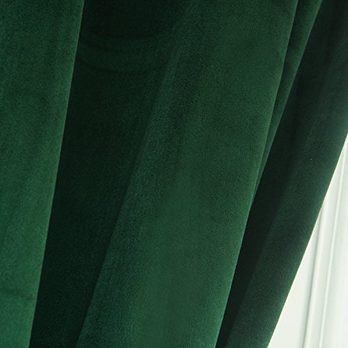 Super Soft Signature Velvet Curtains Set of 2 Dark
