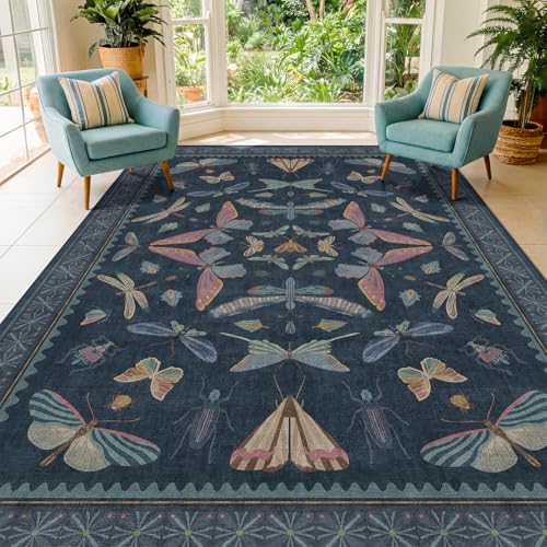 Boho Living Room Area Rug 6x9 (54 Sq Ft)